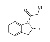 1H-Indole, 1-(chloroacetyl)-2,3-dihydro-2-methyl-, (2R)- (9CI) picture