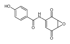 Benzamide, N-(2,5-dioxo-7-oxabicyclo[4.1.0]hept-3-en-3-yl)-4-hydroxy- (9CI) Structure