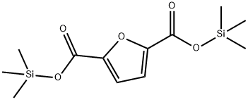 2,5-Furandicarboxylic acid bis(trimethylsilyl) ester structure