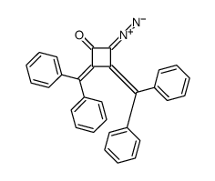 3,4-dibenzhydrylidene-2-diazoniocyclobuten-1-olate结构式