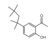 2-Hydroxy-5-t-octylacetophenon Structure