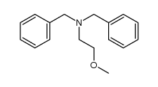 dibenzyl-(2-methoxy-ethyl)-amine结构式