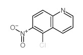 5-chloro-6-nitro-quinoline Structure