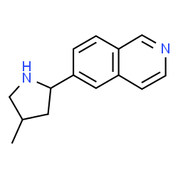 Isoquinoline, 6-(4-methyl-2-pyrrolidinyl)- (9CI)结构式