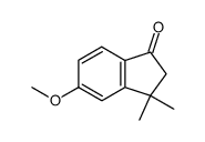 5-methoxy-3,3-dimethyl-indan-1-one结构式