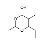 1,3-Dioxan-4-ol, 6-ethyl-2,5-dimethyl- (9CI) structure