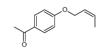 1-(4-but-2-enoxyphenyl)ethanone结构式