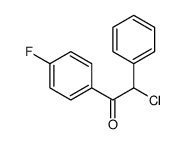 2-chloro-1-(4-fluorophenyl)-2-phenylethanone Structure