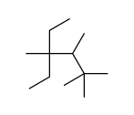 4-ethyl-2,2,3,4-tetramethylhexane Structure