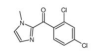 (2,4-dichlorophenyl)-(1-methylimidazol-2-yl)methanone Structure