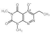 4-ethyl-8,10-dimethyl-5-oxido-2,3,8,10-tetraza-5-azoniabicyclo[4.4.0]deca-1,3,5-triene-7,9-dione结构式