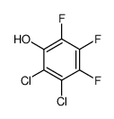 2,3-dichloro-4,5,6-trifluorophenol Structure