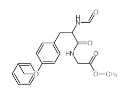 methyl 2-[[2-formamido-3-(4-phenylmethoxyphenyl)propanoyl]amino]acetate Structure