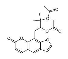 Swietenocumarin E-Diacetat Structure