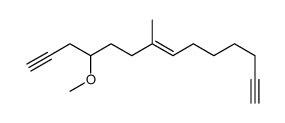 4-methoxy-7-methyltetradec-7-en-1,13-diyne Structure