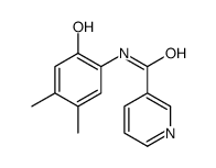 N-(2-hydroxy-4,5-dimethylphenyl)pyridine-3-carboxamide Structure