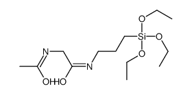 2-(Acetylamino)-N-(3-triethoxysilylpropyl)acetamide结构式