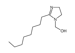 (2-octyl-4,5-dihydroimidazol-1-yl)methanol结构式