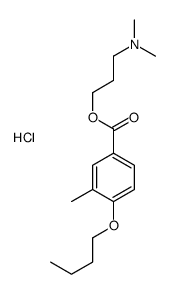 3-(4-butoxy-3-methylbenzoyl)oxypropyl-dimethylazanium,chloride结构式