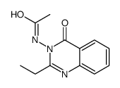 N-(2-ethyl-4-oxoquinazolin-3-yl)acetamide Structure