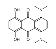 1,4-bis(dimethylamino)-5,8-dihydroxyanthracene-9,10-dione Structure