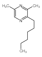 2-己基-3,5-二甲基吡嗪结构式