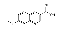 3-氨基甲酰-7-甲氧基喹啉结构式