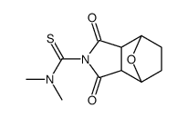 N-(Dimethylthiocarbamoyl)-7-oxabicyclo[2.2.1]heptane-2,3-dicarbimide结构式