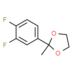 1,3-Dioxolane,2-(3,4-difluorophenyl)-2-methyl-(9CI)结构式