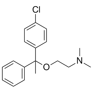 氯苯沙明结构式