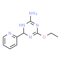 1,3,5-Triazin-2-amine,4-ethoxy-1,6-dihydro-6-(2-pyridinyl)-(9CI) Structure