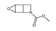 3-Oxa-6-azatricyclo[3.2.0.02,4]heptane-6-carboxylicacid,methylester,结构式