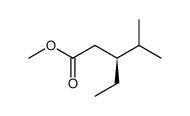 (S)-(+)-methyl 3-ethyl-4-methylpentanoate结构式