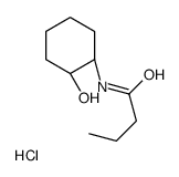 N-[(1S,2S)-2-hydroxycyclohexyl]butanamide,hydrochloride Structure