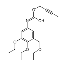 but-2-ynyl N-[3,4-diethoxy-5-(ethoxymethyl)phenyl]carbamate结构式