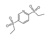 2,5-bis-ethanesulfonyl-pyridine结构式