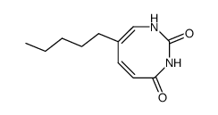 7-n-Pentyl-1,3-diazacycloocta-5,7-diene-2,4-dione Structure