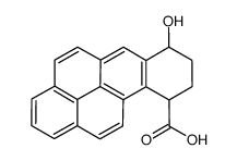 7-hydroxy-7,8,9,10-tetrahydrobenzo[a]pyrene-10-carboxylic acid结构式