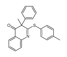 3-methyl-2-(4-methylphenyl)sulfanyl-3-phenylquinolin-4-one结构式