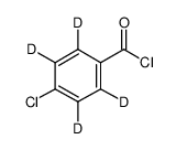 4-氯苯甲酰氯-D4结构式