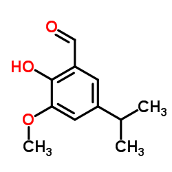 2-HYDROXY-5-ISOPROPYL-3-METHOXY-BENZALDEHYDE picture