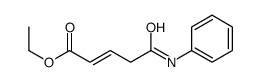 ethyl 5-anilino-5-oxopent-2-enoate Structure