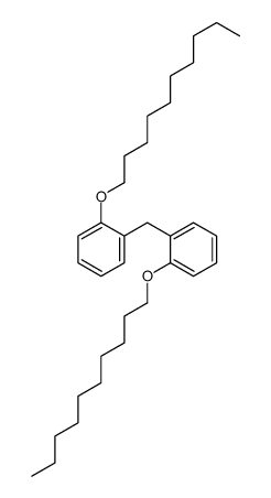 1-decoxy-2-[(2-decoxyphenyl)methyl]benzene结构式