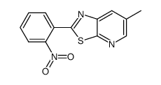 6-methyl-2-(2- nitrophenyl)thiazolo[5,4-b]pyridine结构式