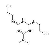 2-[[4-(dimethylamino)-6-(2-hydroxyethylamino)-1,3,5-triazin-2-yl]amino]ethanol Structure