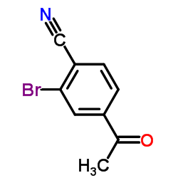 4-Acetyl-2-bromobenzonitrile Structure