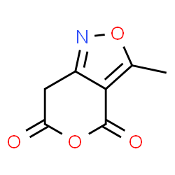 4H-Pyrano[4,3-c]isoxazole-4,6(7H)-dione,3-methyl-(9CI)结构式