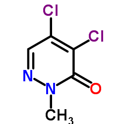 4,5-Dichloro-2-methyl-2H-pyridazin-3-one structure