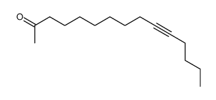 10-pentadecyn-2-one Structure