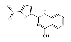 2-(5-nitrofuran-2-yl)-2,3-dihydro-1H-quinazolin-4-one Structure